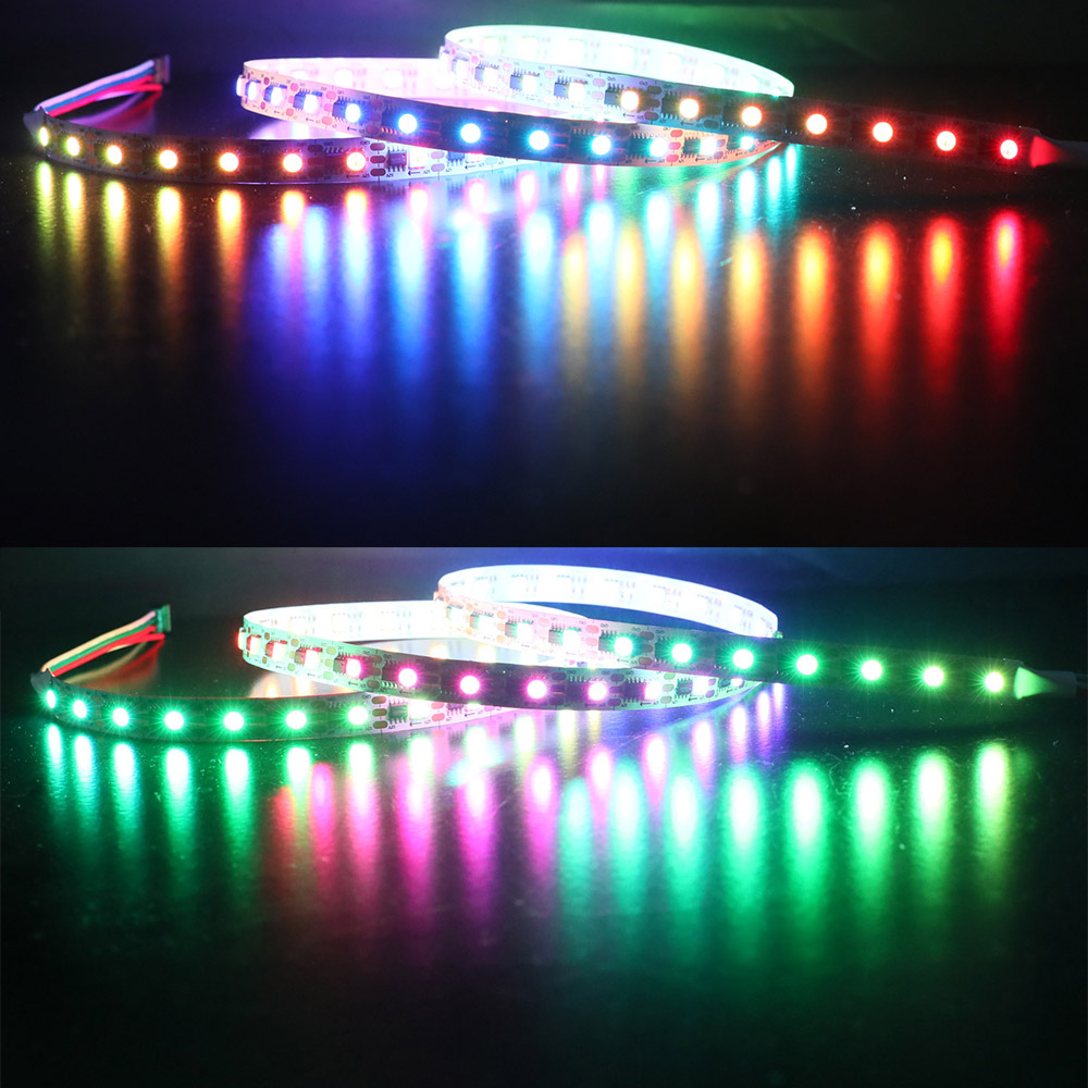 DC12V WS2811 Double Sides 360 Degrees Lighting 3.28Ft 120LEDs Dream Color Chasing LED Strip Light DC12V WS2811 Double Sides 360 Degrees Lighting 3.28Ft 120LEDs Dream Color Chasing LED Strip Light